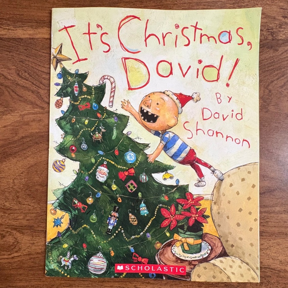 It's Christmas David! by David Shannon Scholastic Paperback 2011 Holiday Book